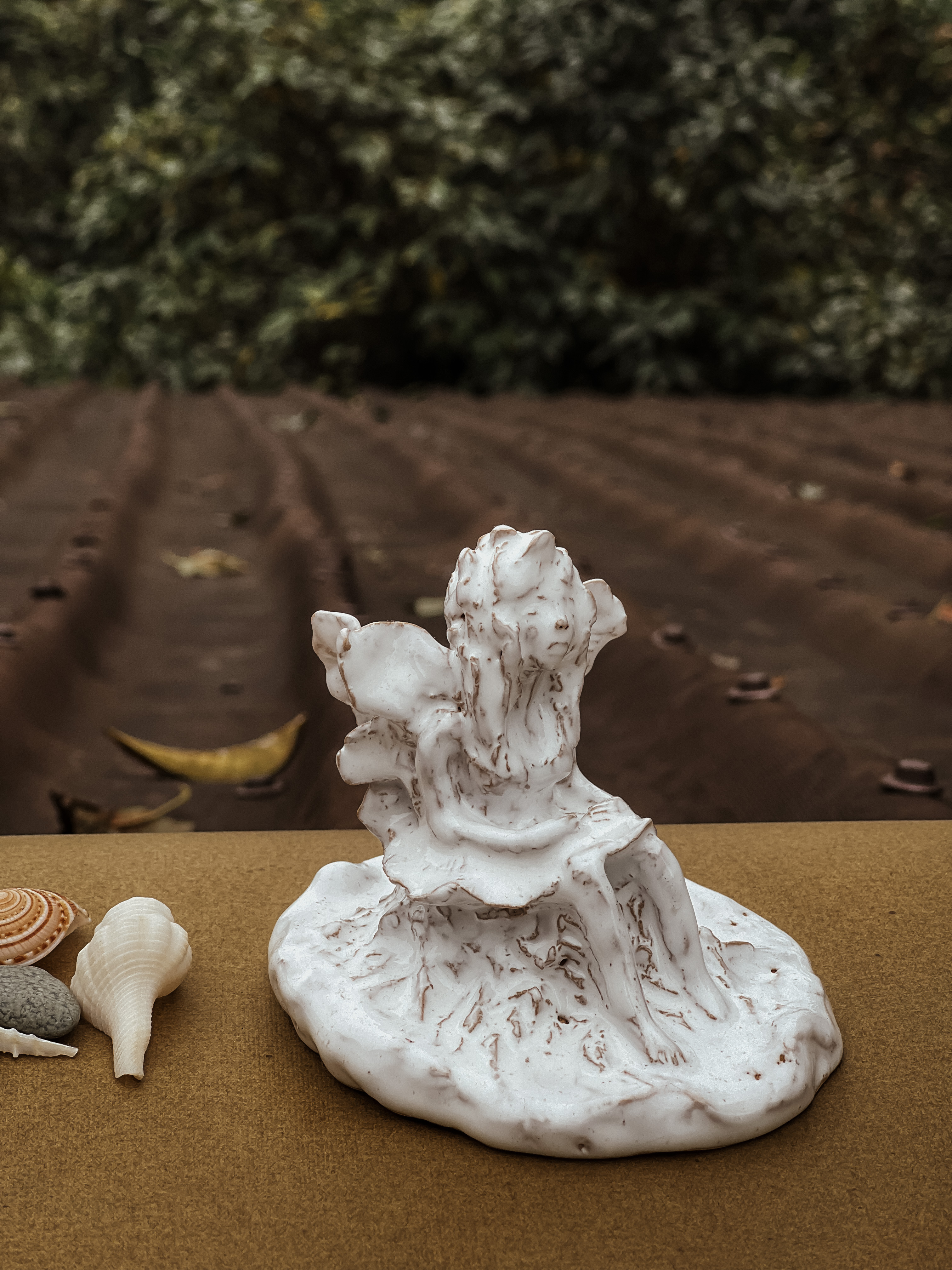 مجسمه سرامیکی دست‌ساز مدل فرشته «میرا» برند BLAZE