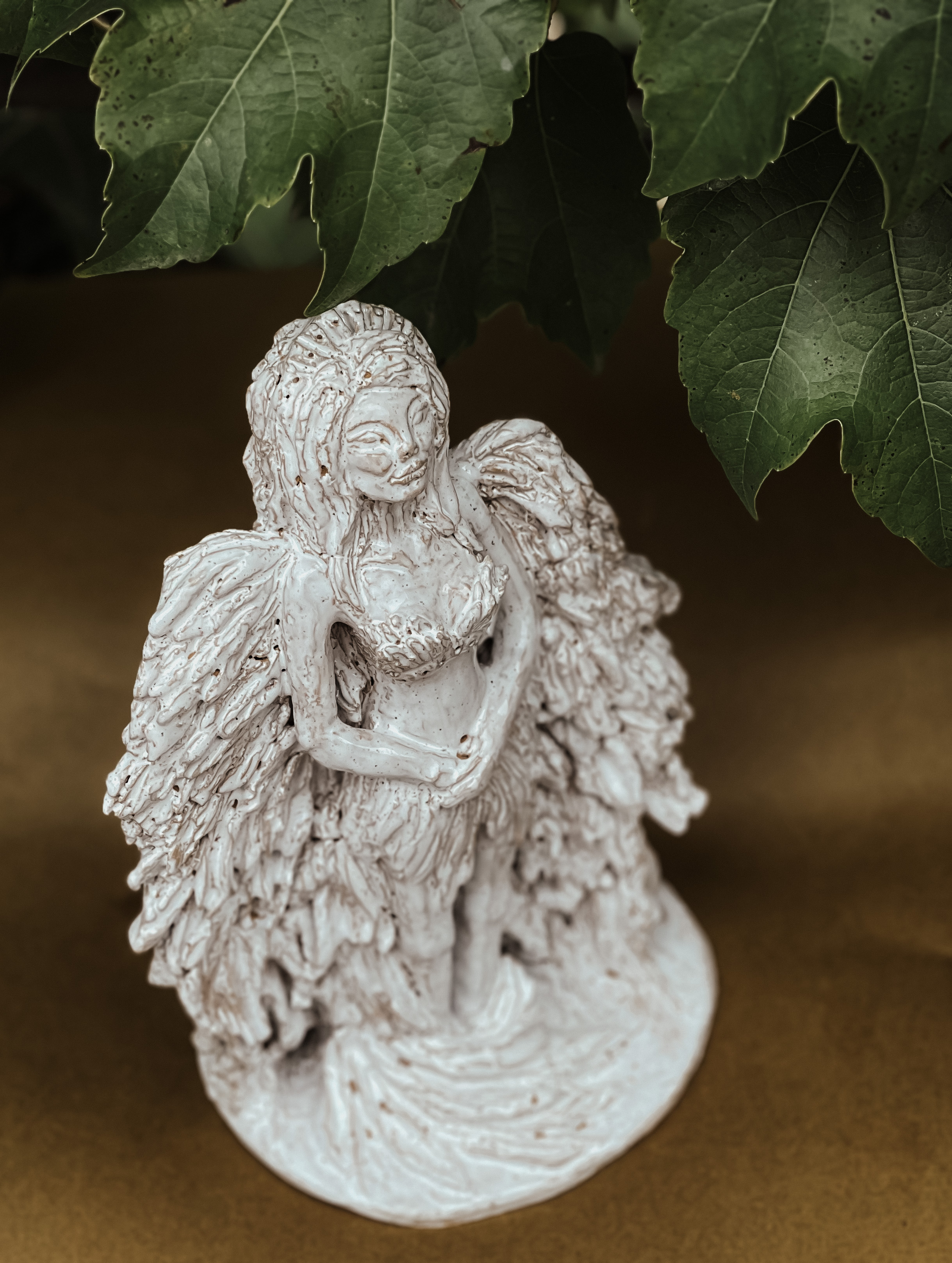 مجسمه سرامیکی دست‌ساز مدل فرشته «سرافینا» برند BLAZE